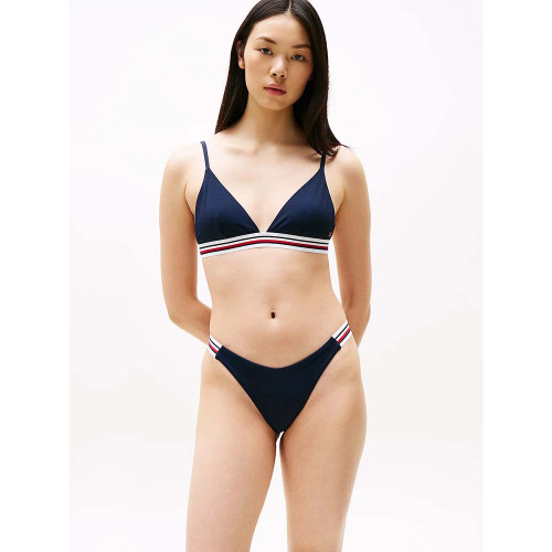 Tommy Hilfiger Γυναικείο μαγιό Global Stripe High Cut Bikini Bottom
